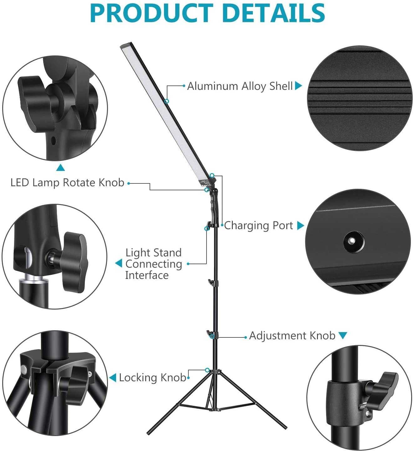 Kit de Iluminação Neewer LED - 2 Projetores