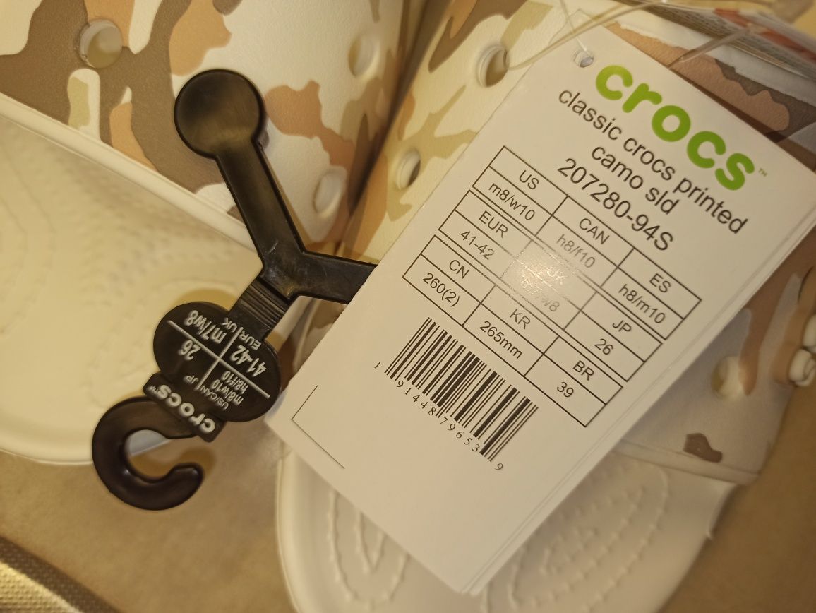 CROCS Klapki moro białe W10(41-42)