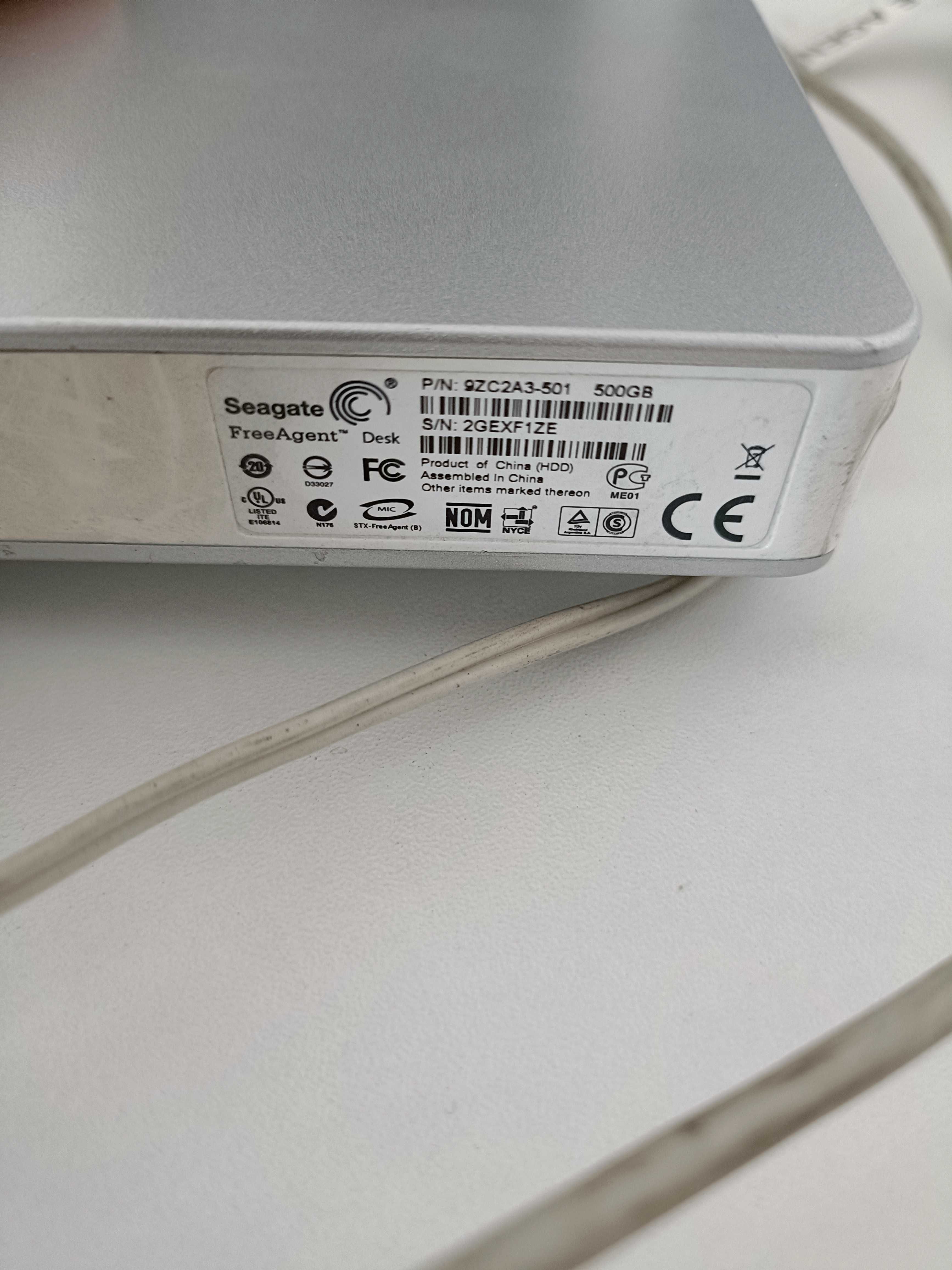 Zewnętrzny Dysk Twardy Seagate FreeAgent 500GB