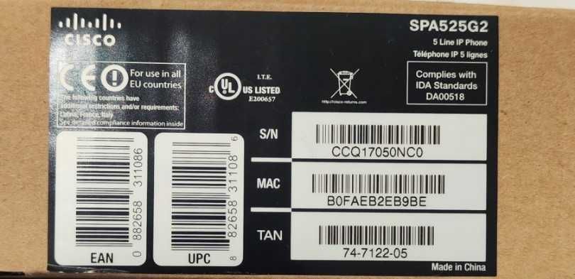 IP телефон Cisco SB (Linksys) SPA525G2 (5 линий)