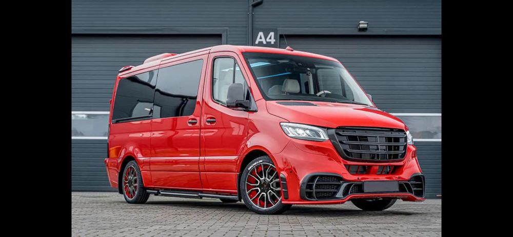 Mercedes-Benz Sprinter 325 tyś netto Sprinter ViP! Ferrari Monza Rosso Corsa 322! V6 230 KONI