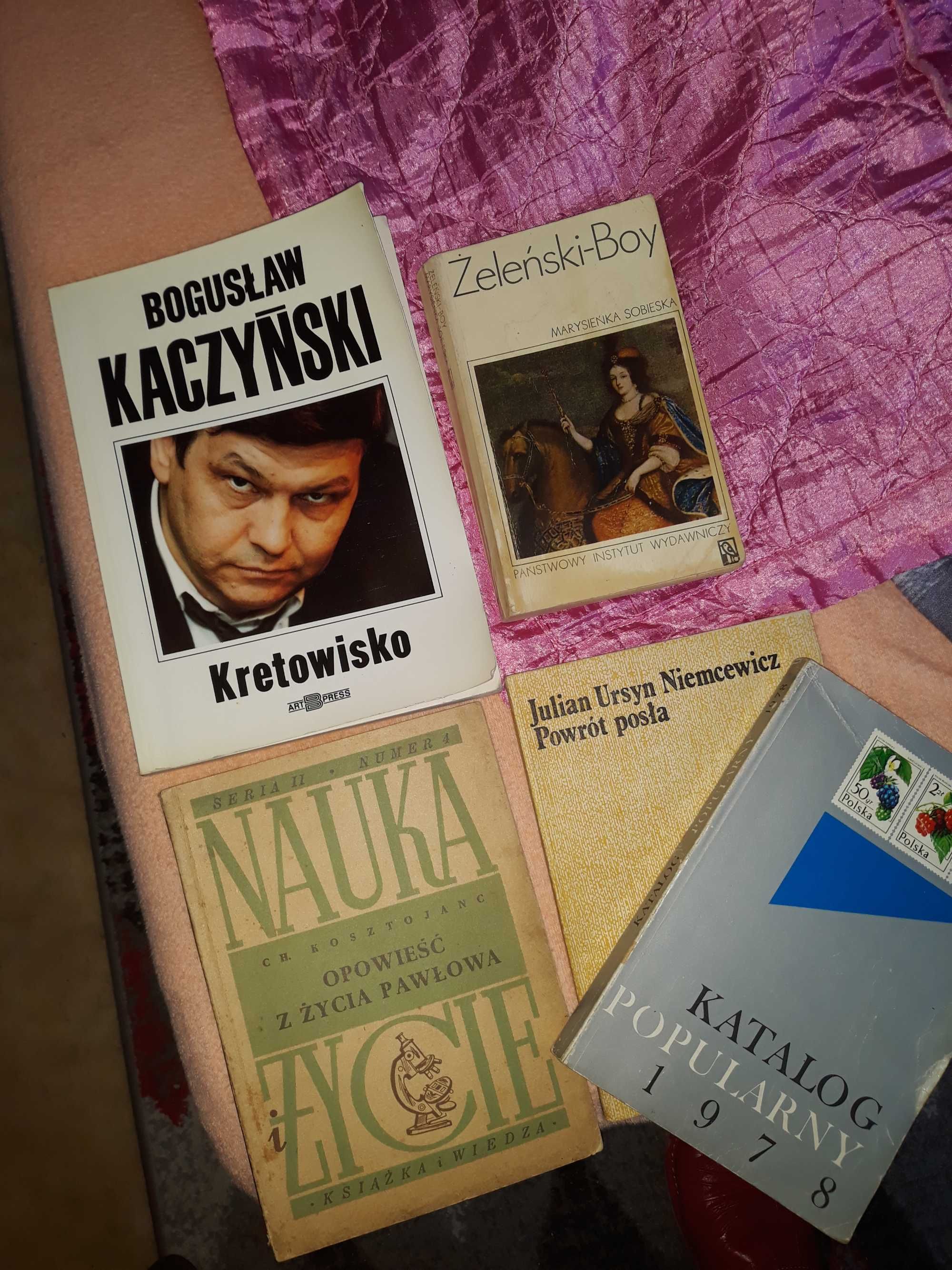 B.Kaczynski i inna literatura zestaw ksiazek