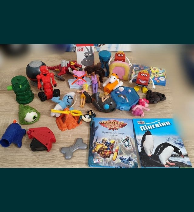 Іграшки з Макдональдса 10 грн