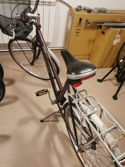 Rower damski damka miejski kosz 53cm fioletowy Shimano nexus 3