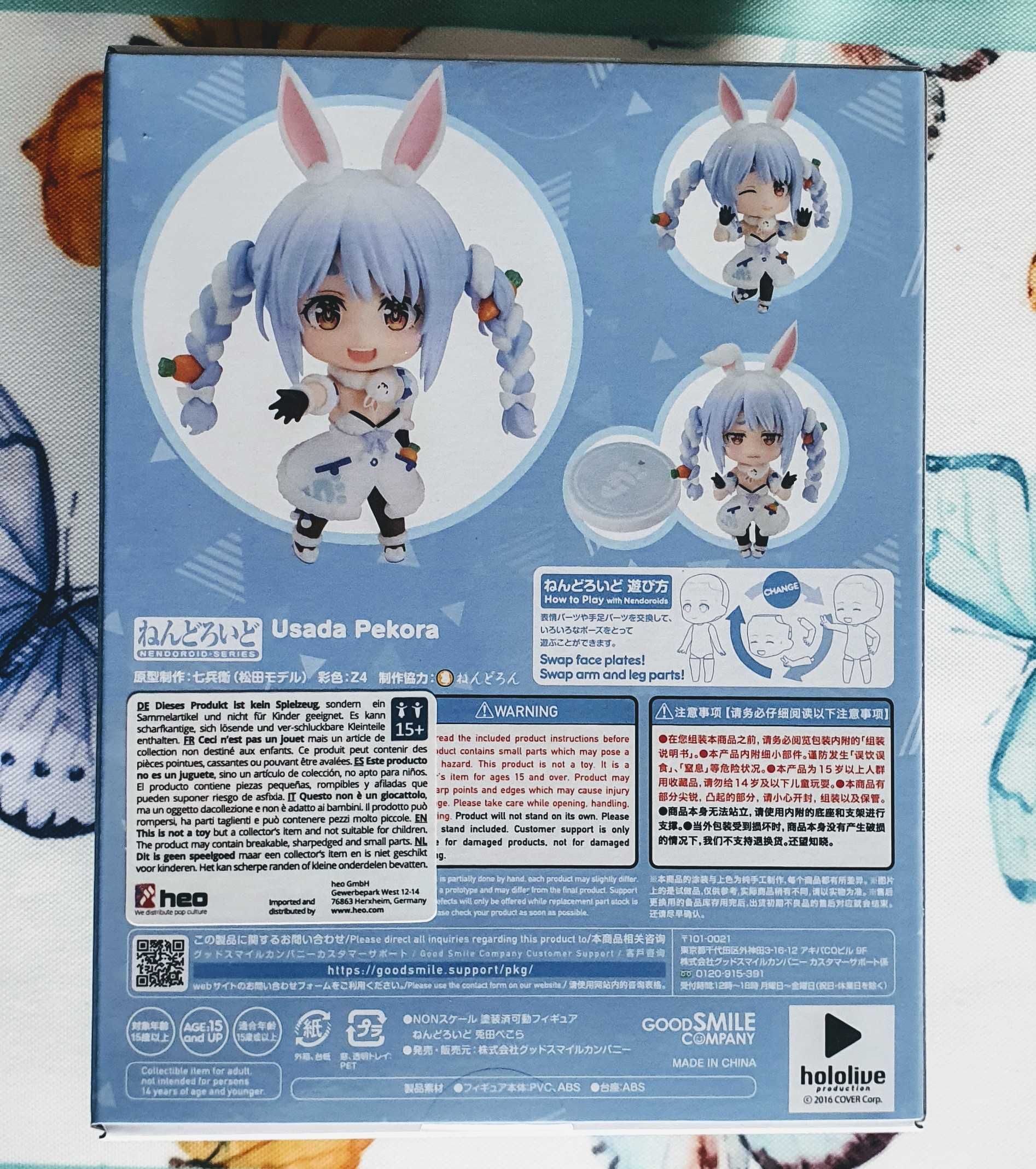 Nendoroid Hololive Usada Pekora figirka anime bunny rabbit cute kawaii