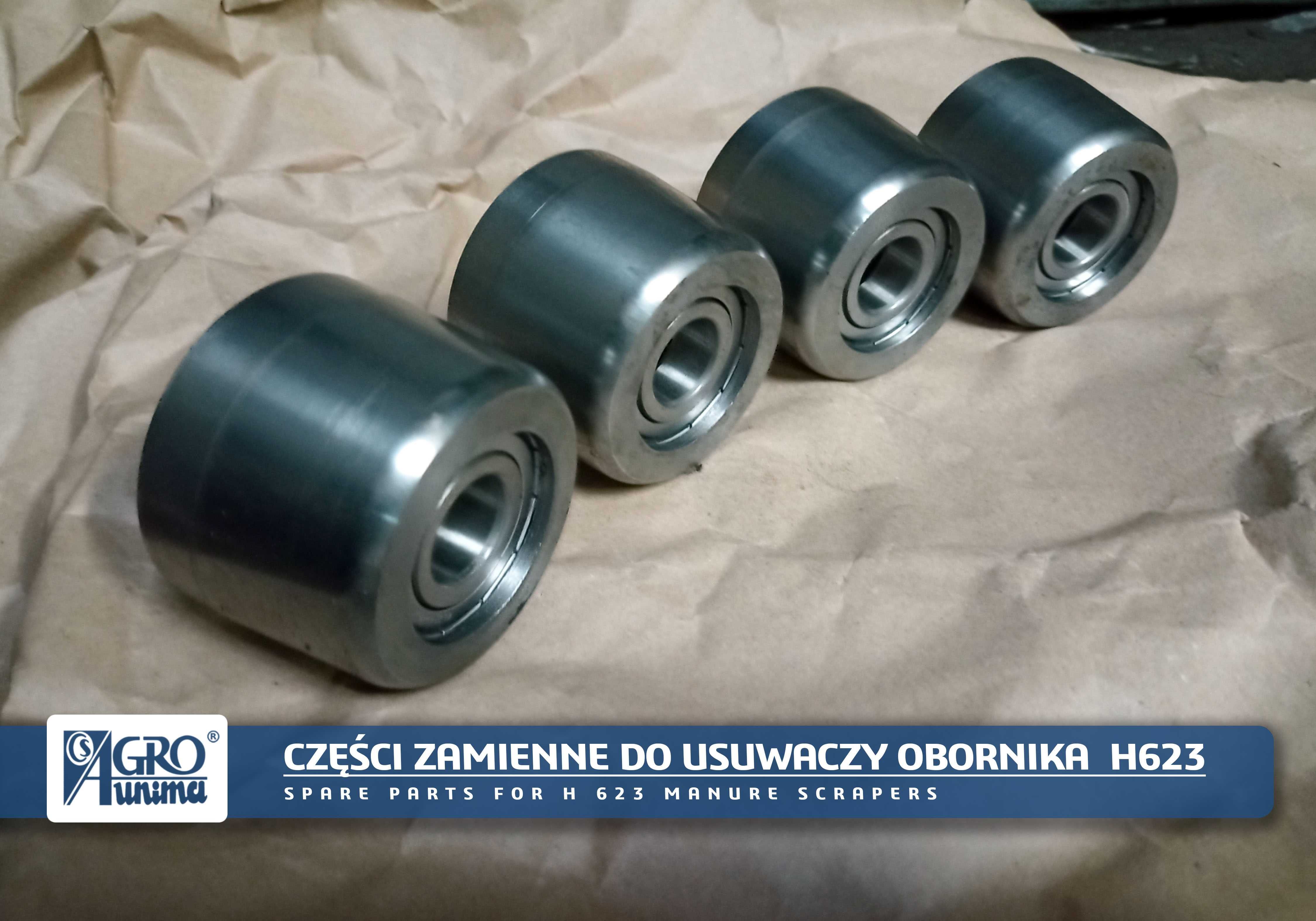Rolka wózka do usuwacza zgarniacza obornika H623 Krotoszyn ORYGINAŁ
