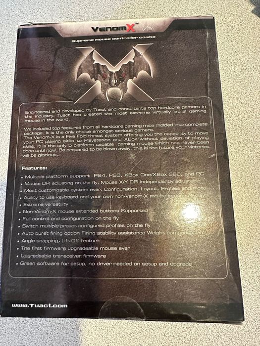 VenomX supreme mouse controller combo