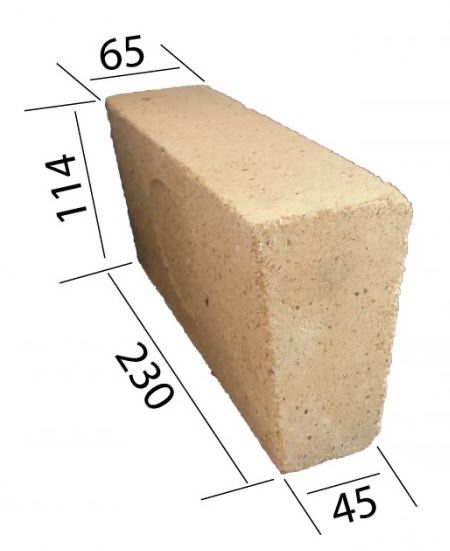 Цегла шамотна вогнетривка ОПТ Ша5 ша8 ша45 ша44 ша95 ша94