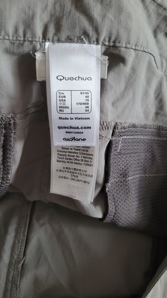 Spodnie turystyczne odpinane nogawki plus size XXL