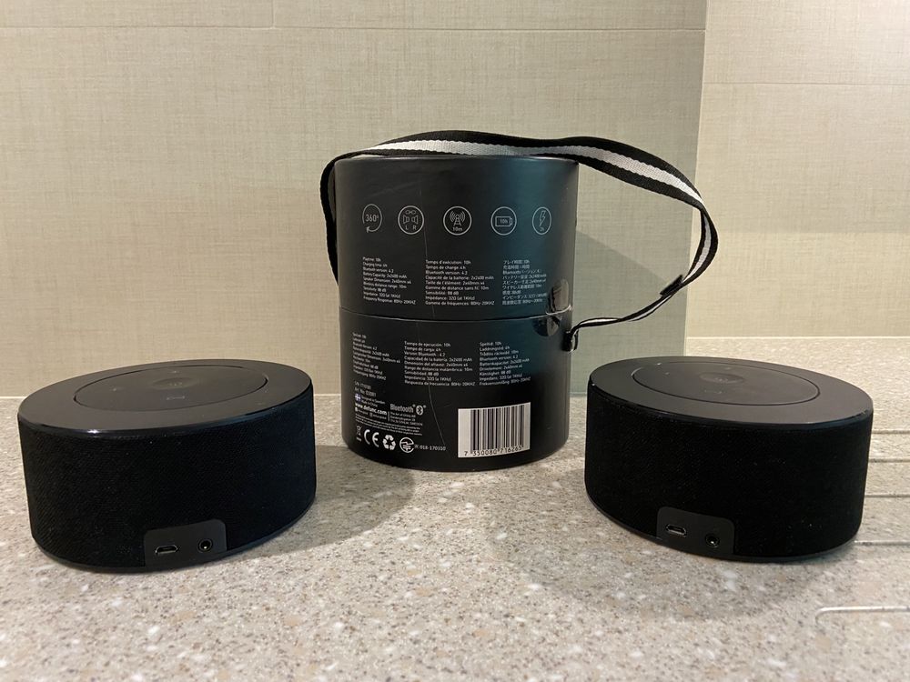 Głośniki DeFunc DUO bezprzewodowe przenośne STEREO 360 Bluetooth