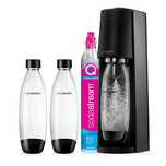 Saturator Sodastream Terra czarny + 2 butelki + Nabój + syrop NOWY