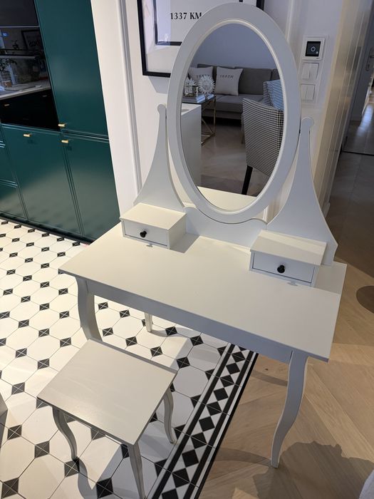 Toaletka IKEA HEMNES Toaletka, biały, 100x50 cm