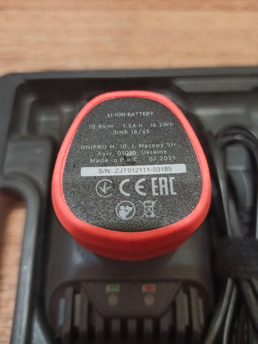 Акумуляторна дриль-шуруповерт Dnipro-M CD-120HQ