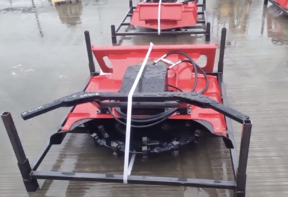 Mulczer tarczowy hydrauliczny do ładowarki mocowanie jak bobcat