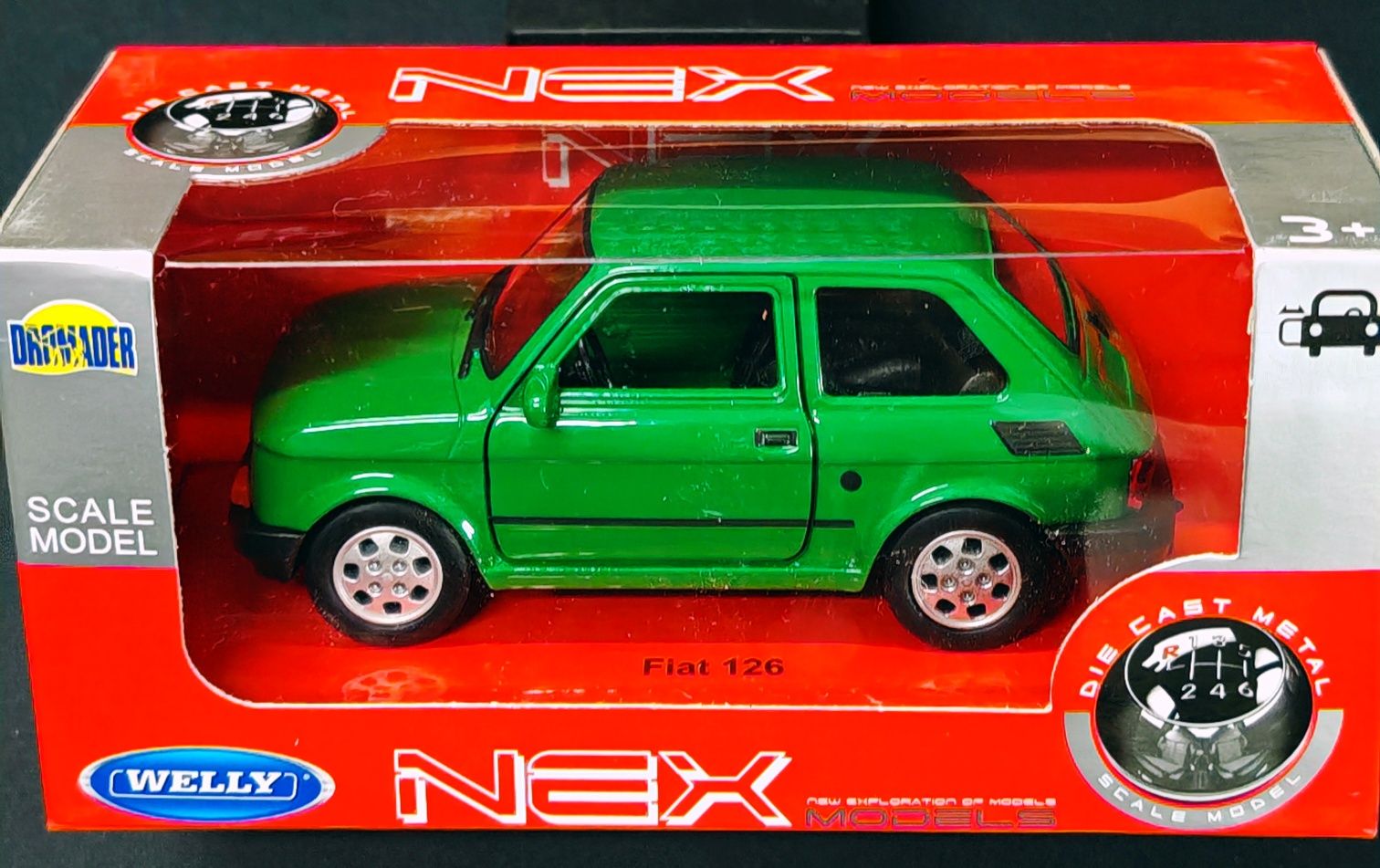 Fiat 126p "Maluch" green Welly NEX Dromader