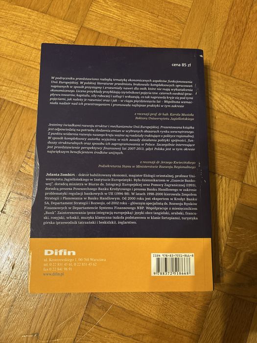 Mechnizmy rynku wewnętrznego Unii Europejskiej Jolanta Zombirt