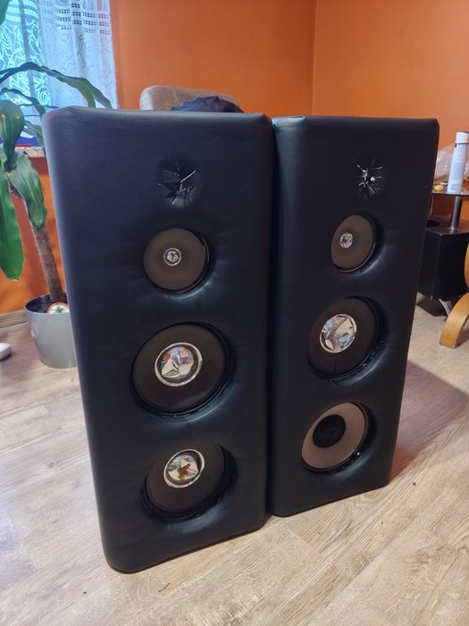 Kolumny obite skajką własny projekt