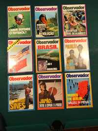 Revistas antigas Observador anos 1970,  71 e 72