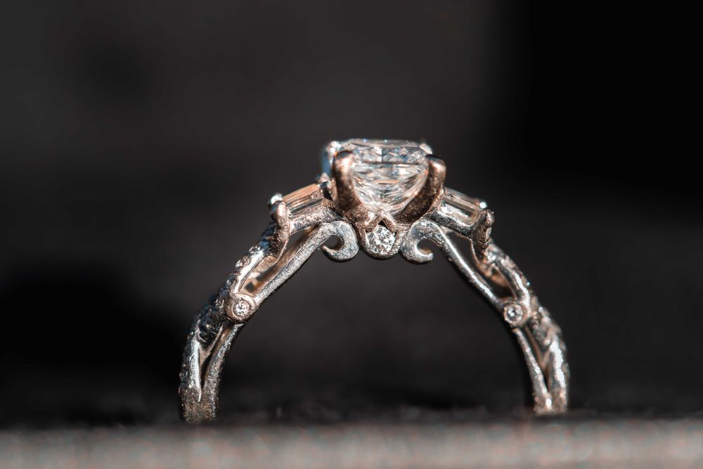 Diamenty brylanty 1.55ct F pierścionek 18K złoto VERRAGIO -50% okazja