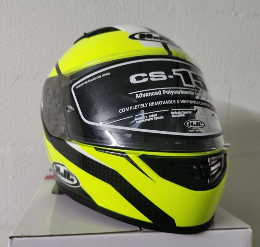 Capacete HJC CS 15 SEBKA Yellow ( M )( NOVO )