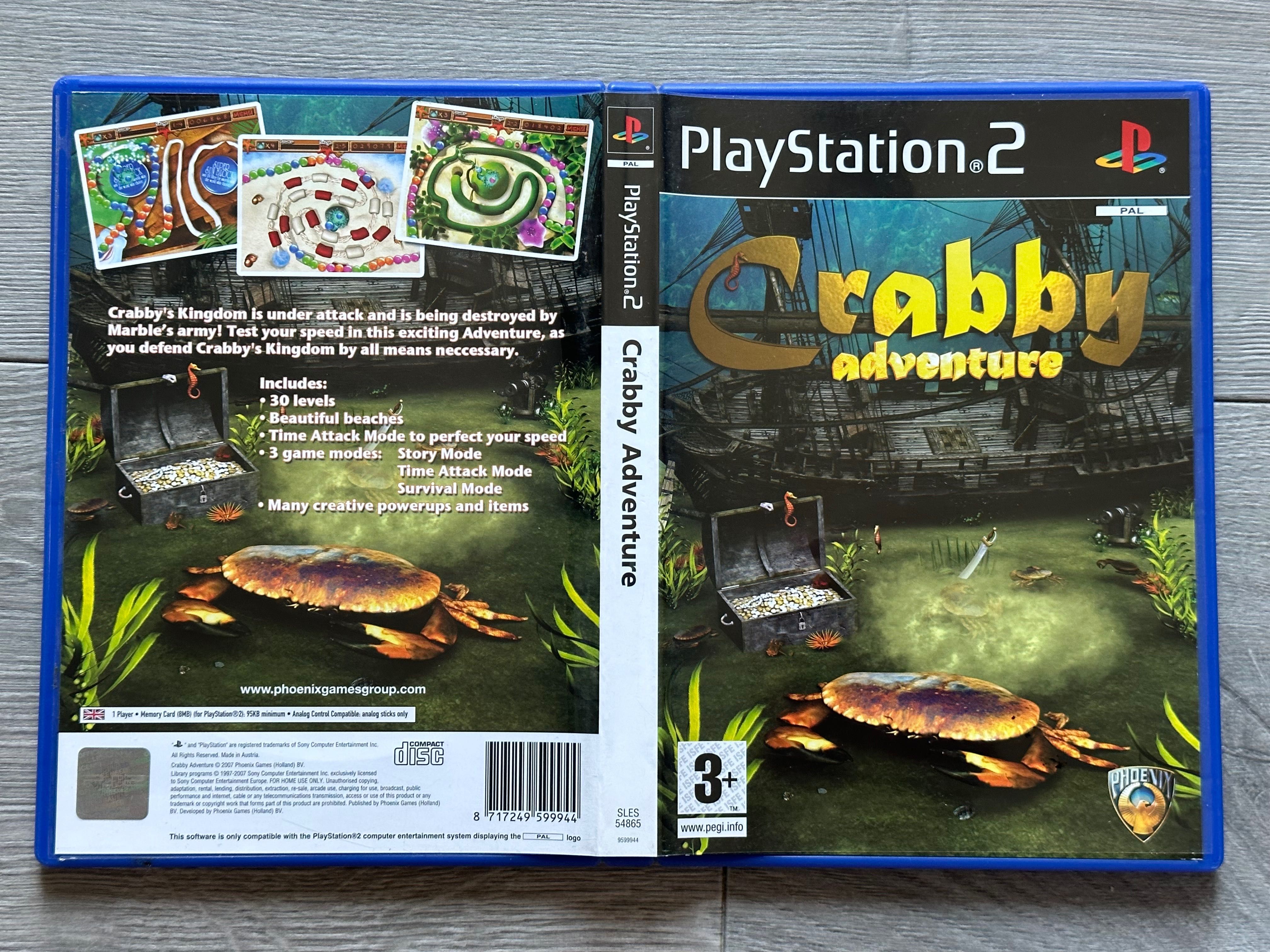 Crabby Adventure / Playstation 2 / UNIKAT