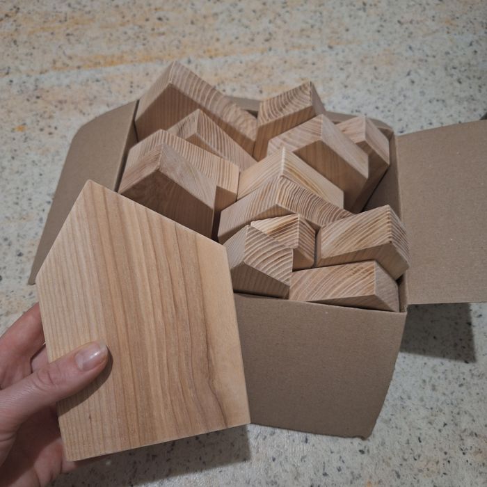 Набор фигурок домиков для декупажа