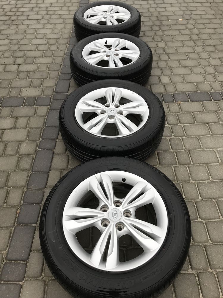 Alufelgi 5x114,3 17 cali Hyundai Tucson Kona ix35 opony 225/60/17