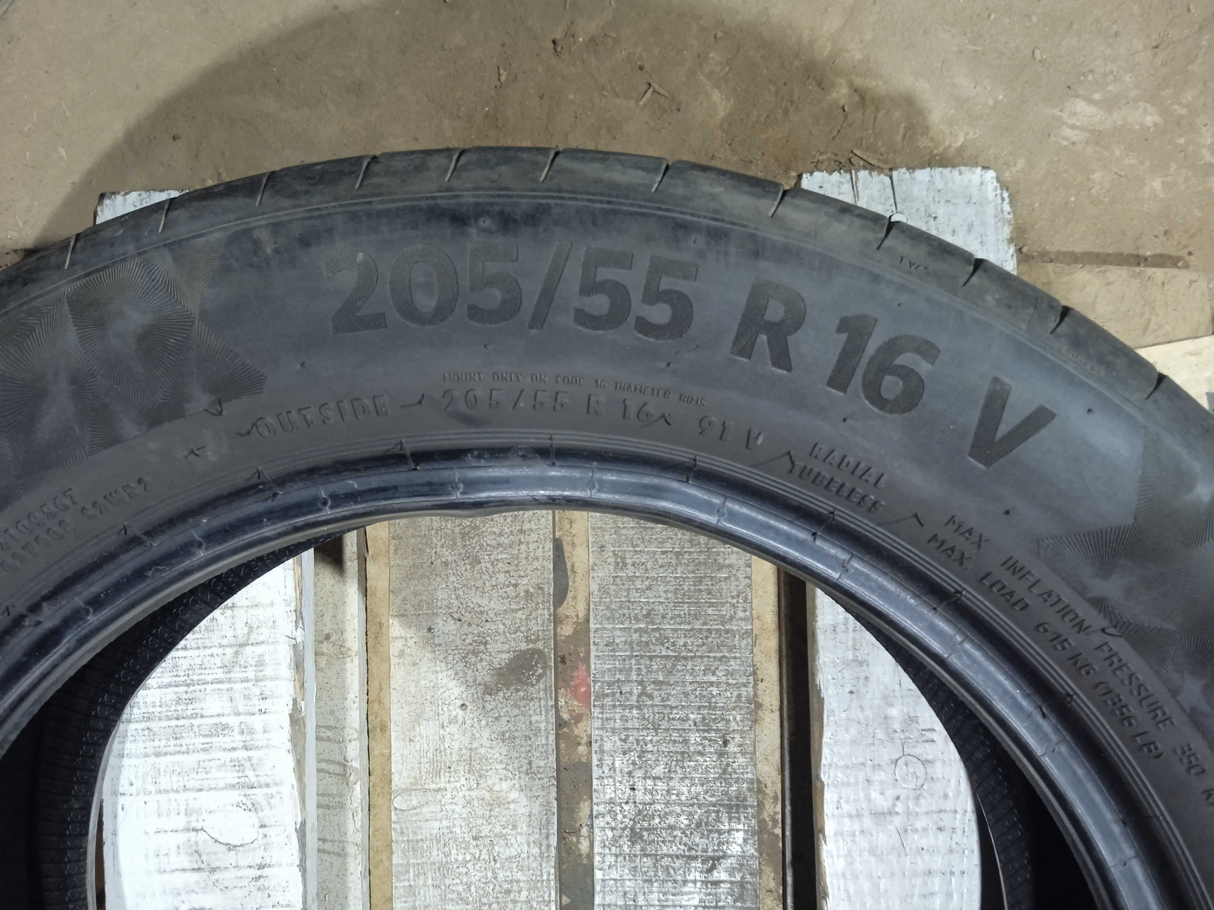 Літо 205/55 R16 continental premiumcontact 6, ціна за пару 2200 грн