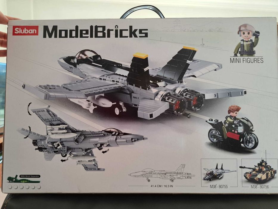 Lego estilo Top Gun- ModelBricks / Sluban M38-B0928