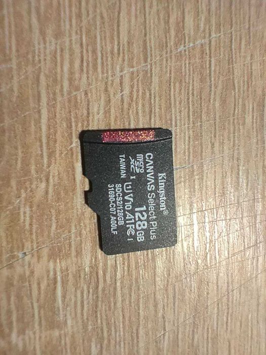 Картка пам'яті Kingston microSDXC 128GB Canvas Select Plus