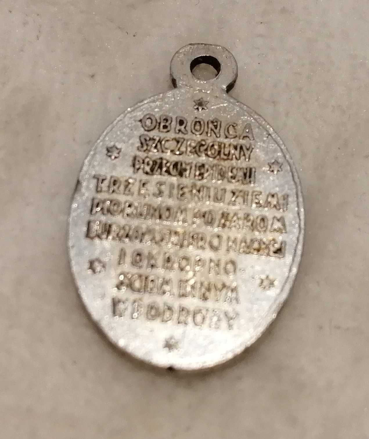 Wisiorek, medalik, Św. Krzysztof, 1,6x2,5cm (Kreatywne, Biżuteria)