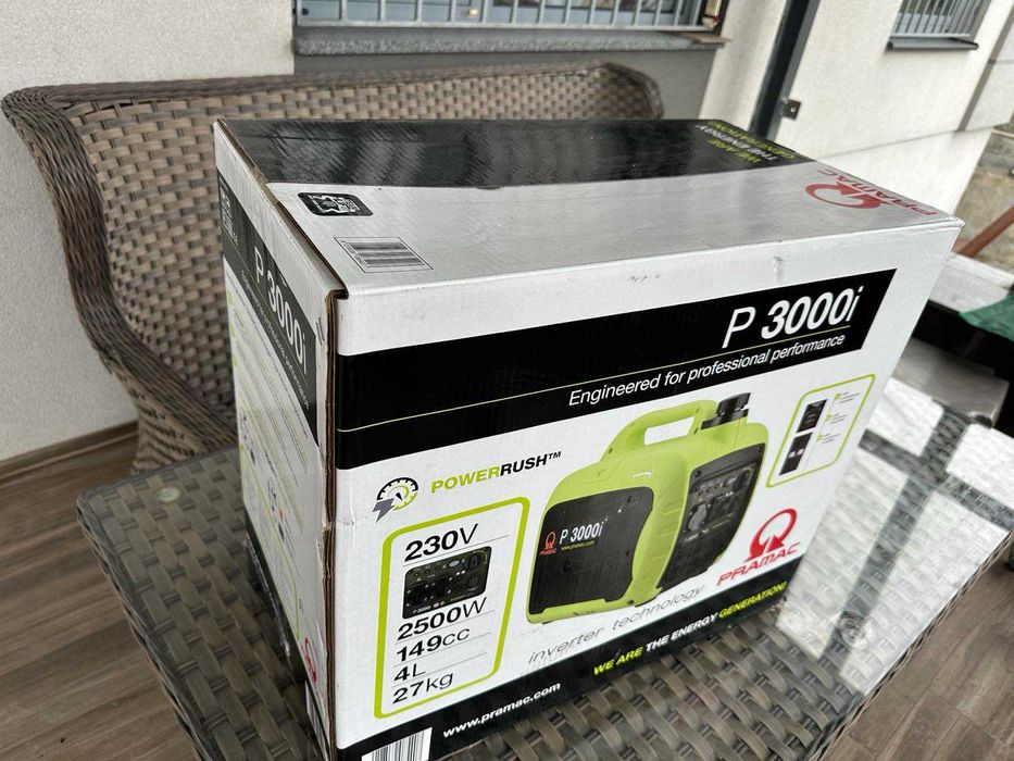 Генератор Pramac P3000i инвертор 2,3 КВТ/2,5 КВТ безшумний