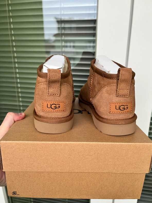 UGG CLASSIC ULTRA MINI Kasztanowy brąz damski Eu 37