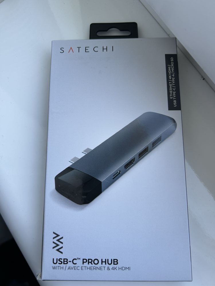 USB-хаб Satechi Type-C Pro Hub Adapter with Ethernet Space Gray