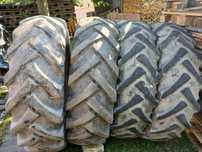 Opony 14.9-28 komplet cztery szt 1200zl 70%bieznika ursus c 360 zetor