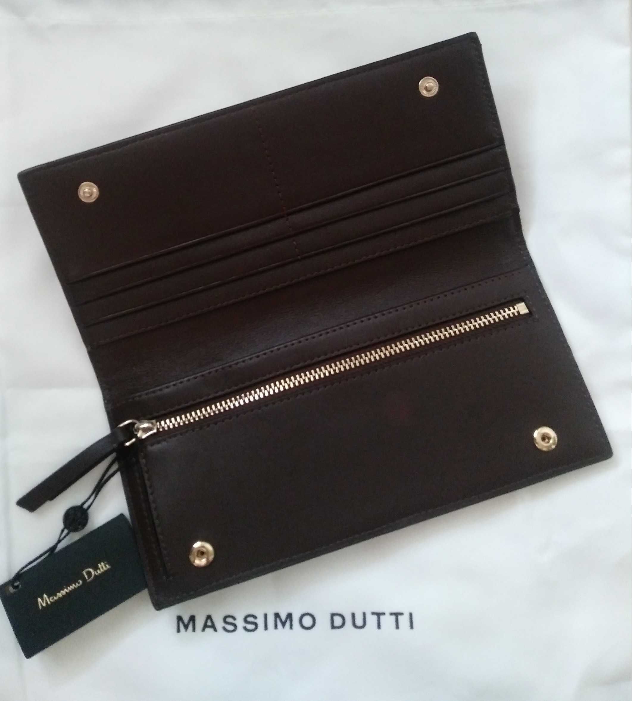 Кошелёк кожаный Massimo Dutti
