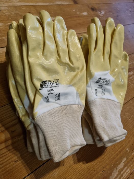 Rękawice ochronne olejoodporne nitrylowe Nitras