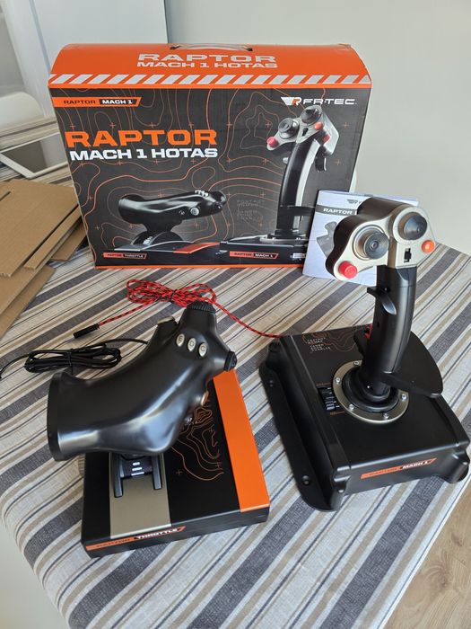Flight stick + throttle Raptor Mach 1 Hotas
