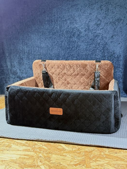 Fotelik samochodowy dla psa (do 25kg) HEGGCOOE | Bezpieczny i wygodny