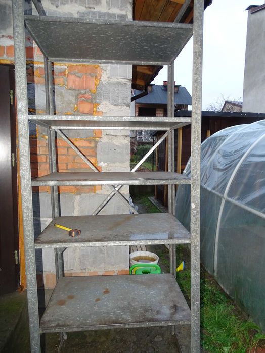 regały metalowe  wysokie-rezerwacja do 8 listopada