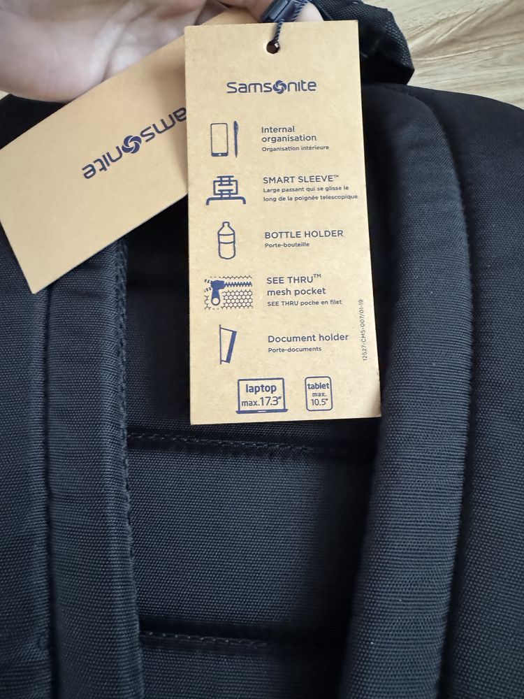 Nowy plecak Samsonite Guardit 2.0 na laptopa 17.3