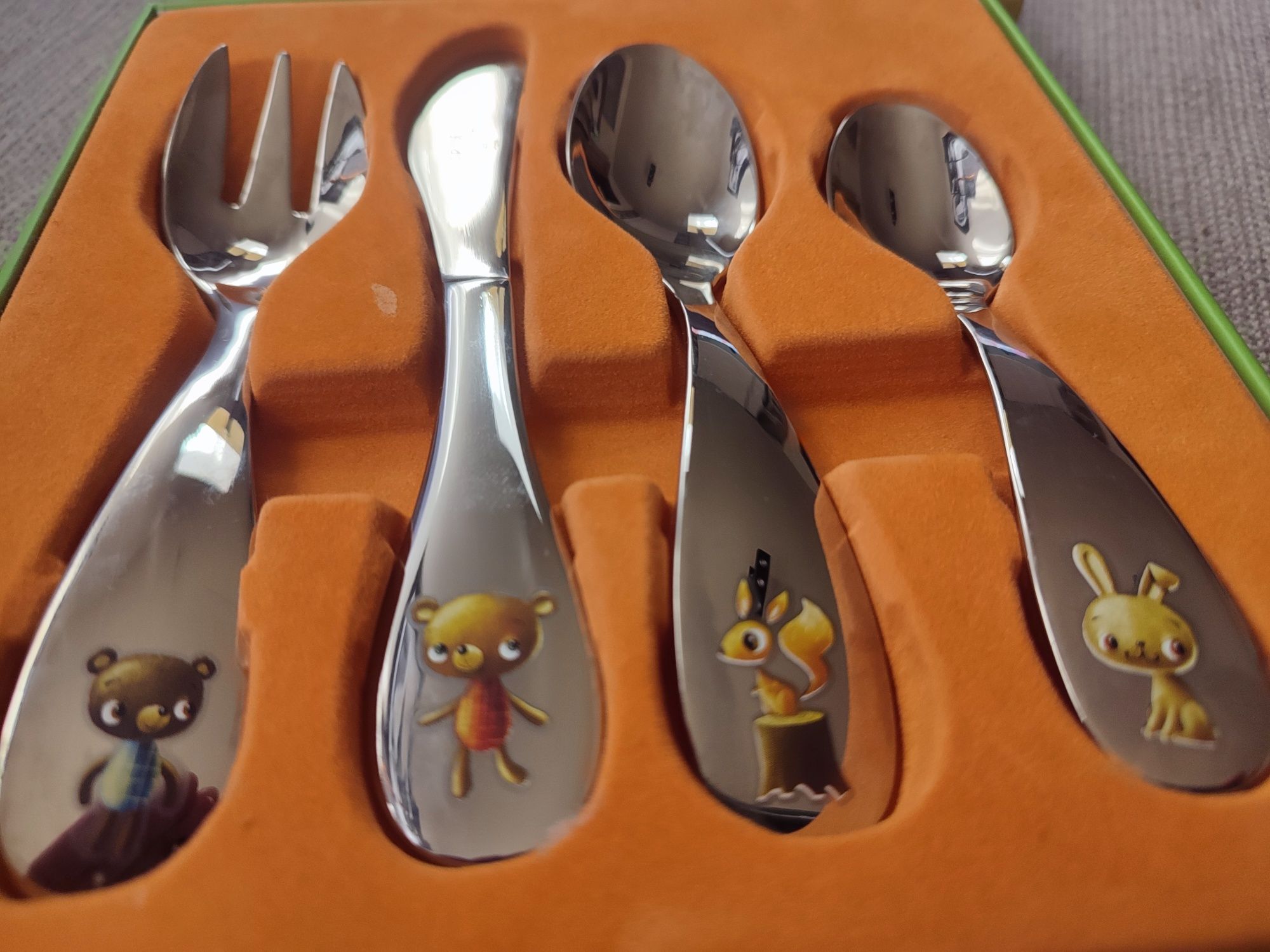 Sztućce dla dzieci Gerlach Kids Psotki Misie
