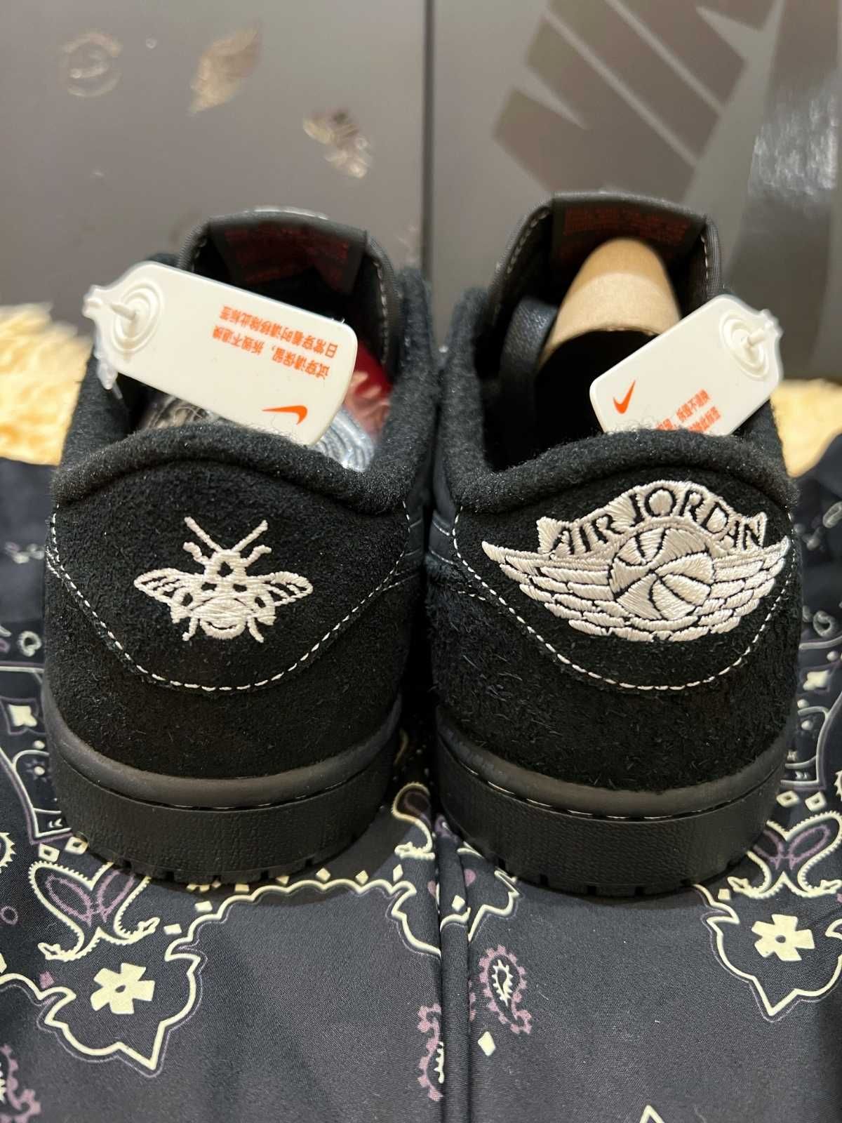 Buty Jordan 1RetroLowOGSP TravisScottBlackPhantom Trampki Moda R.43