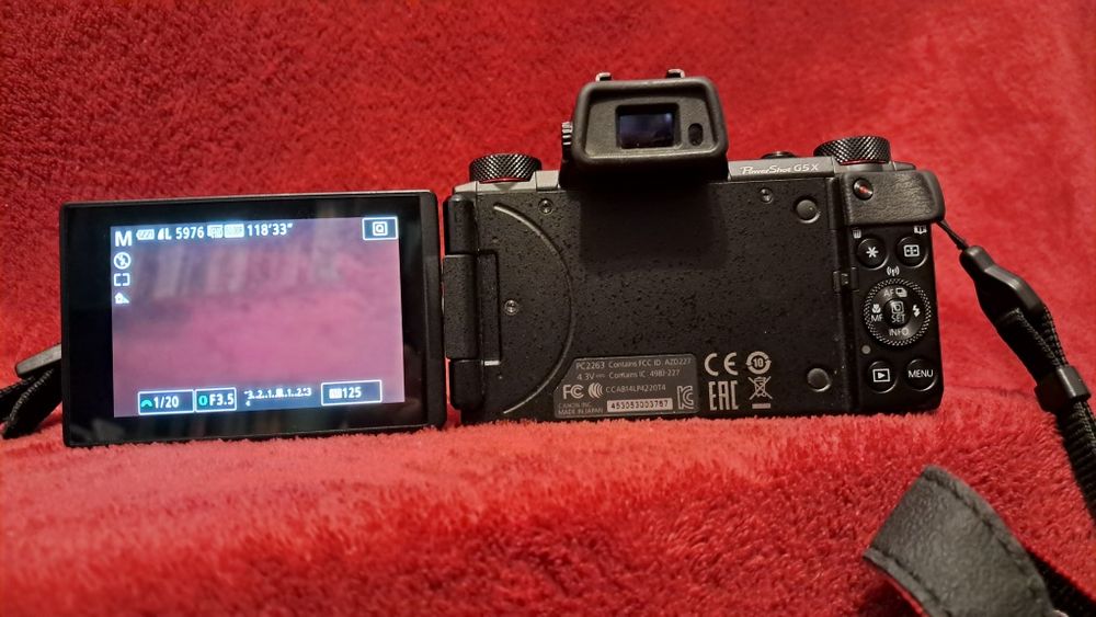 Aparat kompaktowy cannon Power Shot G5X