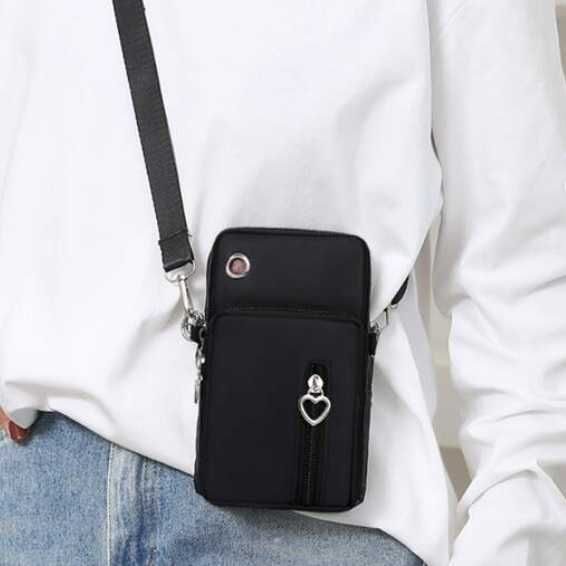 Torebka mini mała torebka etui na telefon czarna Nowa