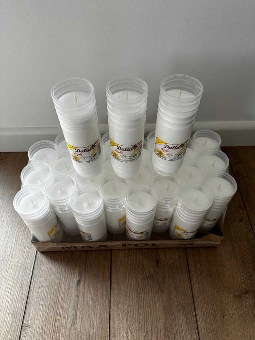 Wkłady do zniczy 72h/3-dniowe zestaw 7 sztuk