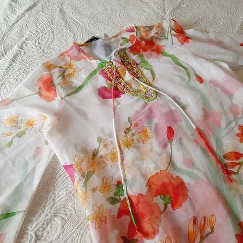 Túnica/vestido floral
