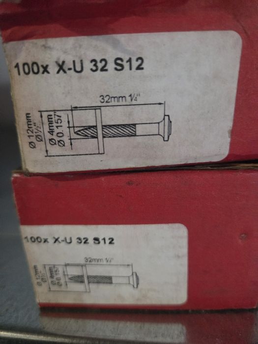 Gwoździe HILTI x-u 32