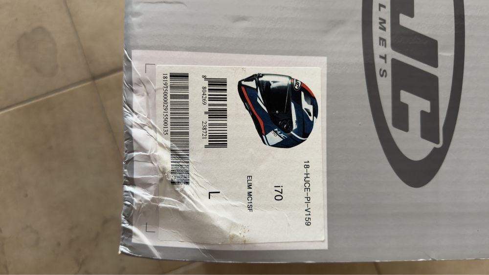 Capacete HJC nunca usado