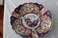 Prato grande, companhia das Índias, Imari, seculo XVlll, com 33,7 cm